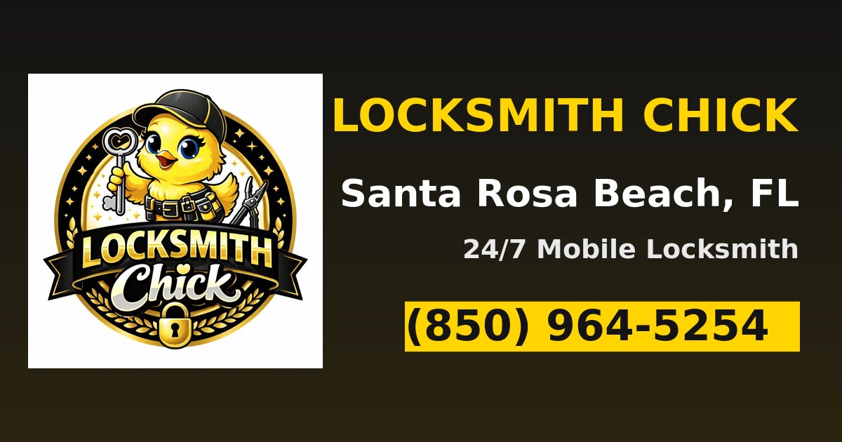 Locksmith Chick — 24/7 locksmith in Santa Rosa Beach, FL — call (850) 964-5254