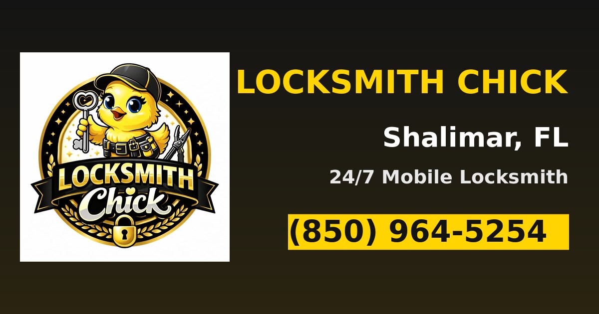 Locksmith Chick — 24/7 locksmith in Shalimar, FL — call (850) 964-5254
